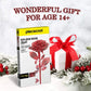 Rose 3D metal puzzle by Piececool – DIY flower model kit for adults and gift giving