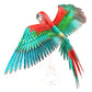 scarlet Macaw 3D metal puzzle by Piececool – DIY bird model kit