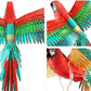 scarlet Macaw 3D metal puzzle by Piececool – DIY bird model kit