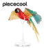 scarlet Macaw 3D metal puzzle by Piececool – DIY bird model kit