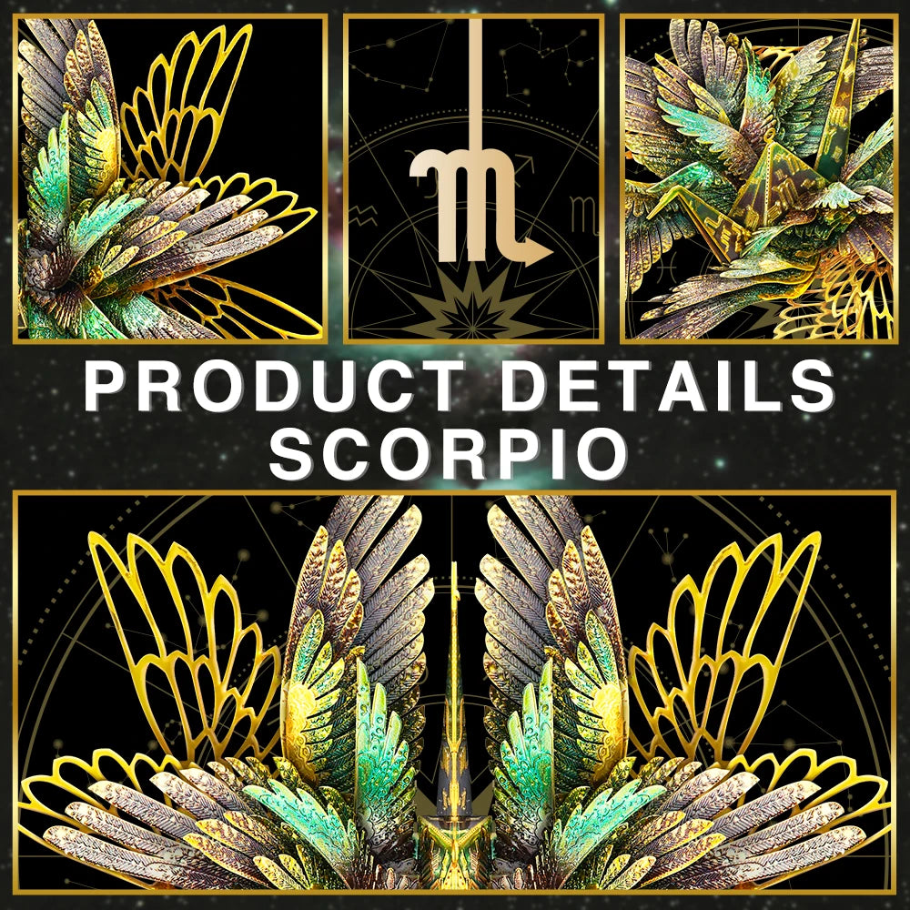 Scorpio Constellation 3D metal puzzle by Piececool – horoscope DIY model kit for teens and adults