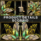 Scorpio Constellation 3D metal puzzle by Piececool – horoscope DIY model kit for teens and adults