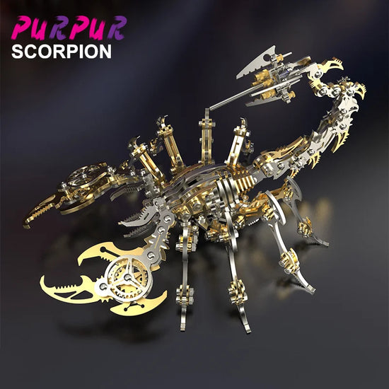 Mechanical Scorpion 3D metal puzzle – DIY model kit for teens and adults with 454 pieces
