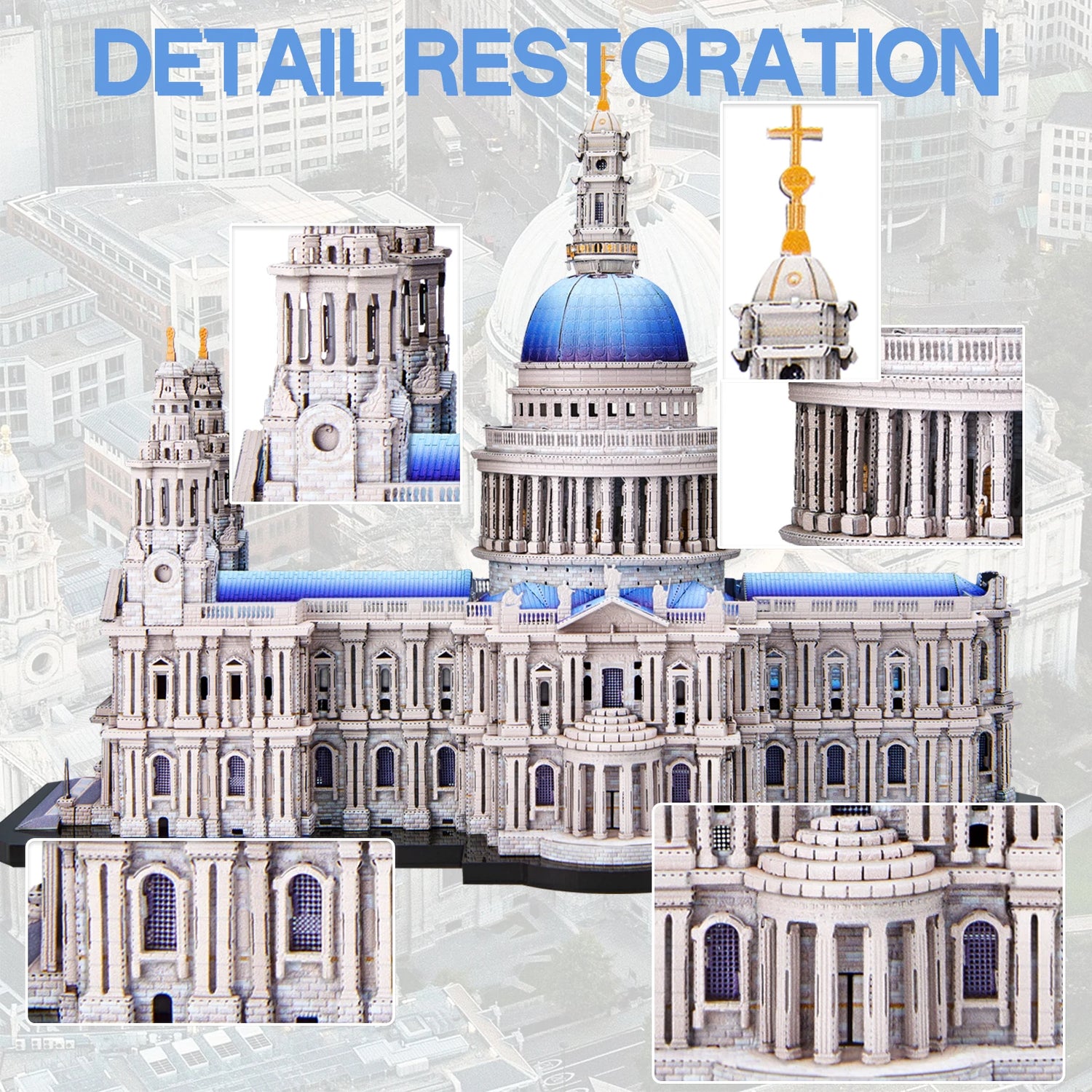 St. Paul's Cathedral 3D Puzzle | Piececool DIY Metal Model