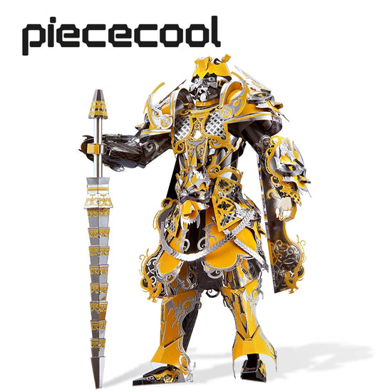 The Guardian 3D metal puzzle by Piececool – fantasy warrior DIY model kit for adults and teens
