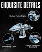 Three-Body 3D metal puzzle series by Piececool – Blue Space & Natural Selection sci-fi model kits