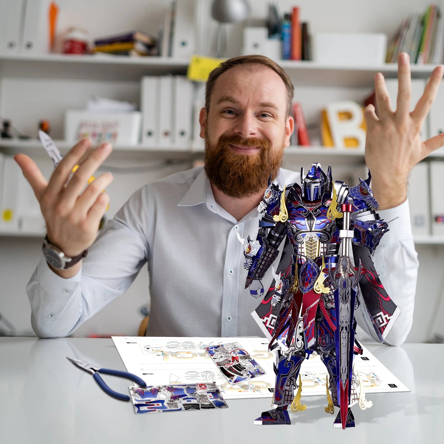 Titan robot 3D metal puzzle by Piececool – DIY model kit for teens and adults