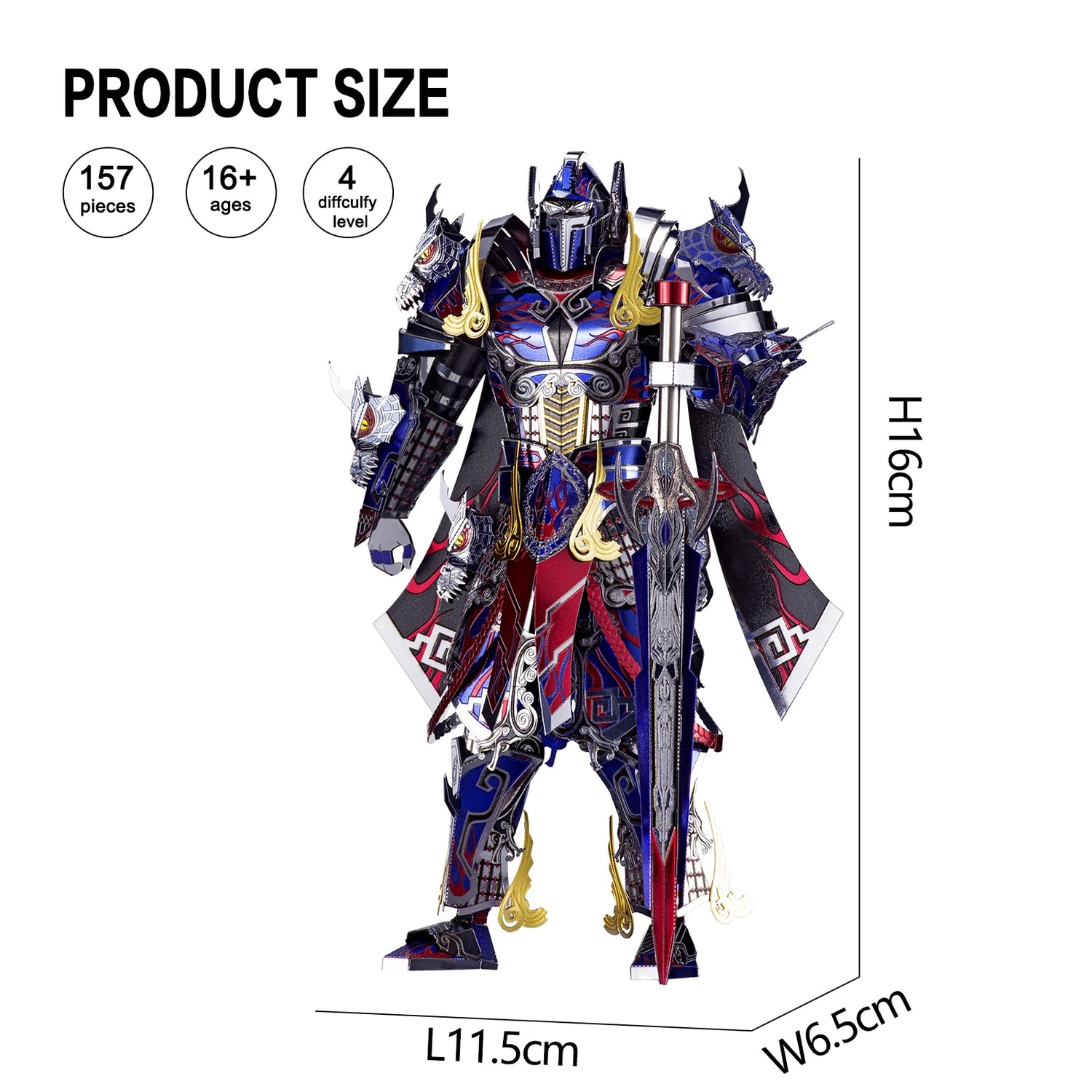 Titan robot 3D metal puzzle by Piececool – DIY model kit for teens and adults