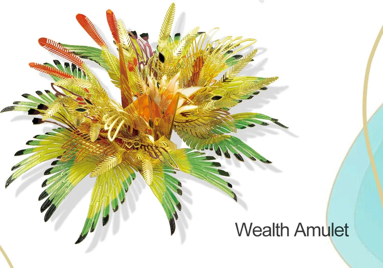 One Thousand Origami Cranes Amulet 3D metal puzzle series by Piececool – DIY model kits for adults and teens